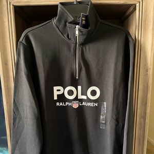 NWT Polo tech jogger top w/white letters. Bottoms avail in a small in closet.